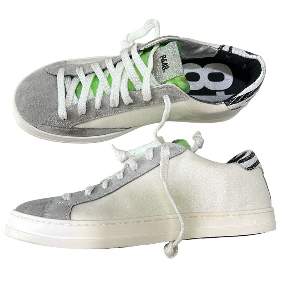 NEW P448 John Low Sneakers Glitter